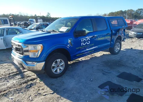 2021 Ford F-150 Xlt from USA, damaged, VIN 1FTFW1E54MFC76123
